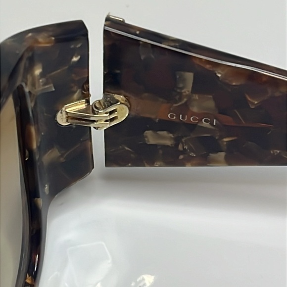 Gucci Brown Tortoise Sunglasses main image 8